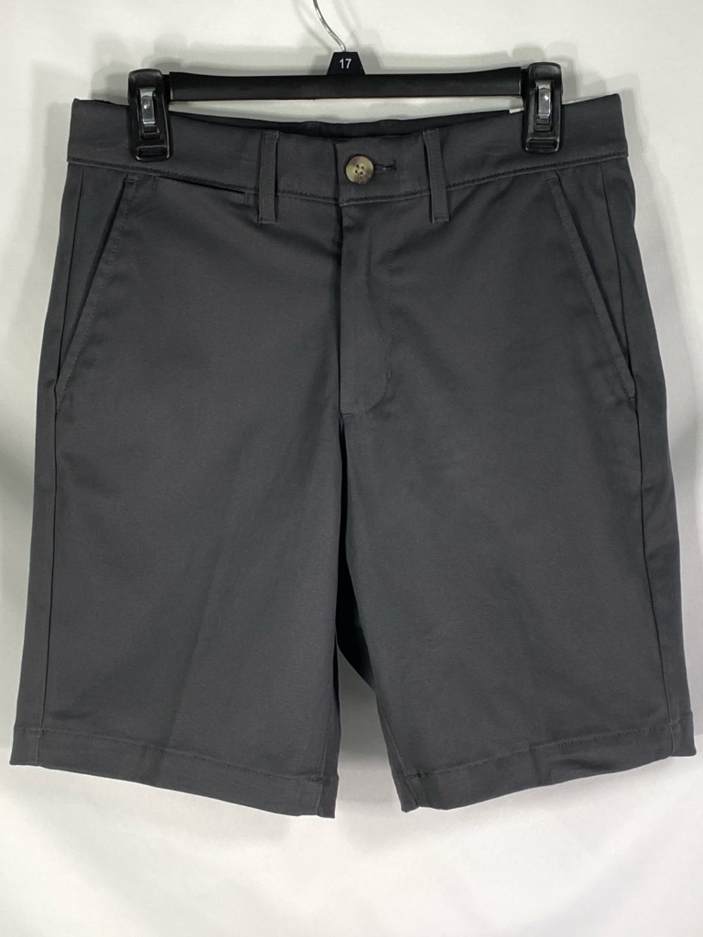 Sonoma Goods For Life Men's 9-Inch Flexwear Flat Front Chino Shorts Size 29 Gray